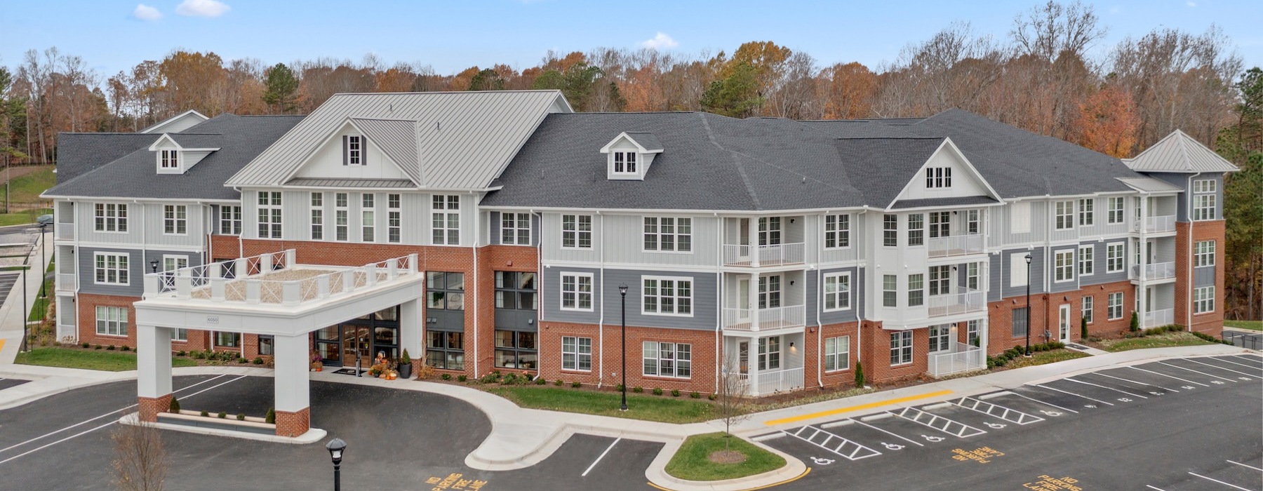 a large apartment building